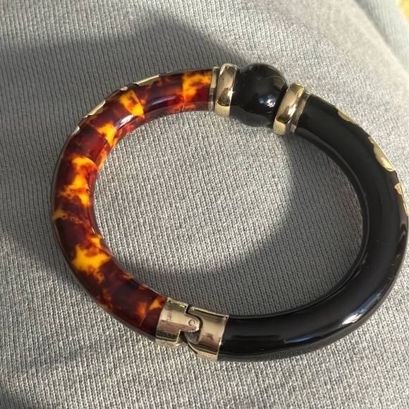 Amazing!! Italian Designer Sterling Silver 18k plated and EnamelBracelet - Picture 3 of 6